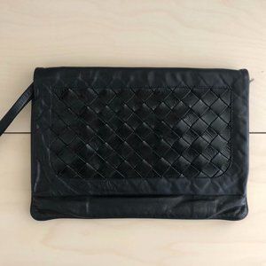 Jas M.B. London Leather Clutch